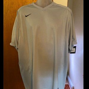 Nike Vapor Dri-FIT Shirt Baseball Practice Cage Jersey Gray 708189 Size 2XL